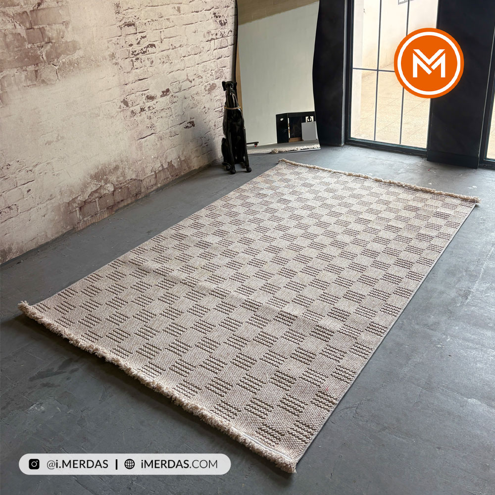 فرش پینترستی کد P12 زمینه نسکافه ای